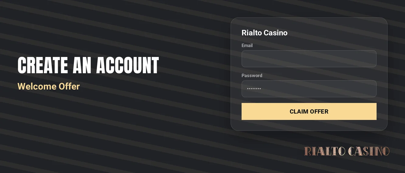 Register at Rialto Casino